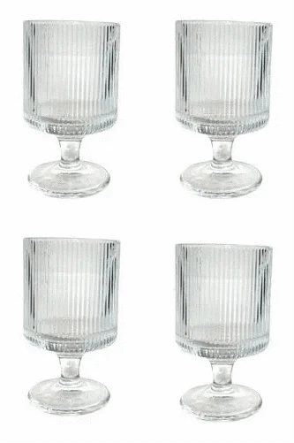 LIVARNO Kitchenware 450 ml LIVARNO - Textured  Set 0f Glass