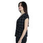 LIZ CLAIBORNE Womens Tops S / Black LIZ CLAIBORNE - Lined Blouse All Over