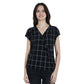 LIZ CLAIBORNE Womens Tops S / Black LIZ CLAIBORNE - Lined Blouse All Over