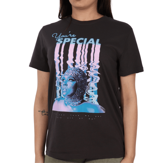 LIZZO Womens Tops XS / Grey LIZZO - Pull Over T-Shirt