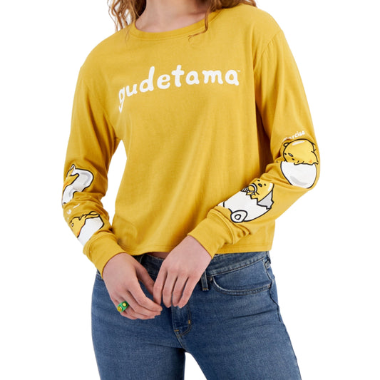 LOVE TRIBE Womens Tops LOVE TRIBE - Gudetama Long-Sleeve Blouse