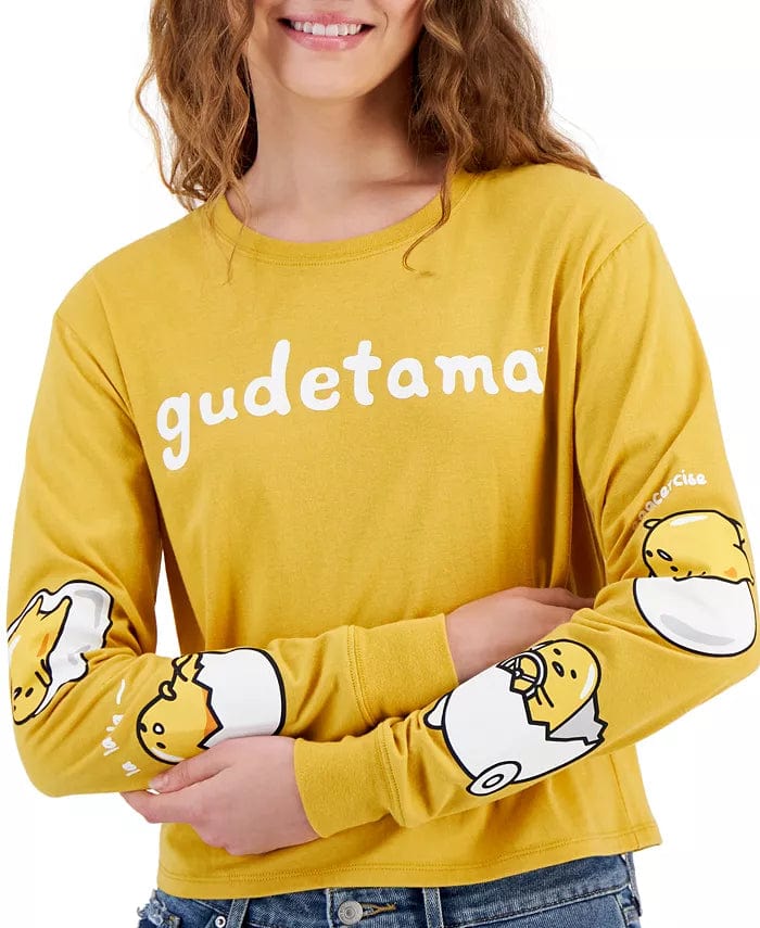 LOVE TRIBE Womens Tops LOVE TRIBE - Gudetama Long-Sleeve Blouse