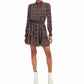 LUCY PARIS Womens Dress LUCY PARIS - Mock Neck Floral-Print Dress