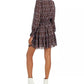 LUCY PARIS Womens Dress LUCY PARIS - Mock Neck Floral-Print Dress