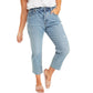 OLD NAVY - High-waisted Slouchy Straight Distressed Cropped Jeans