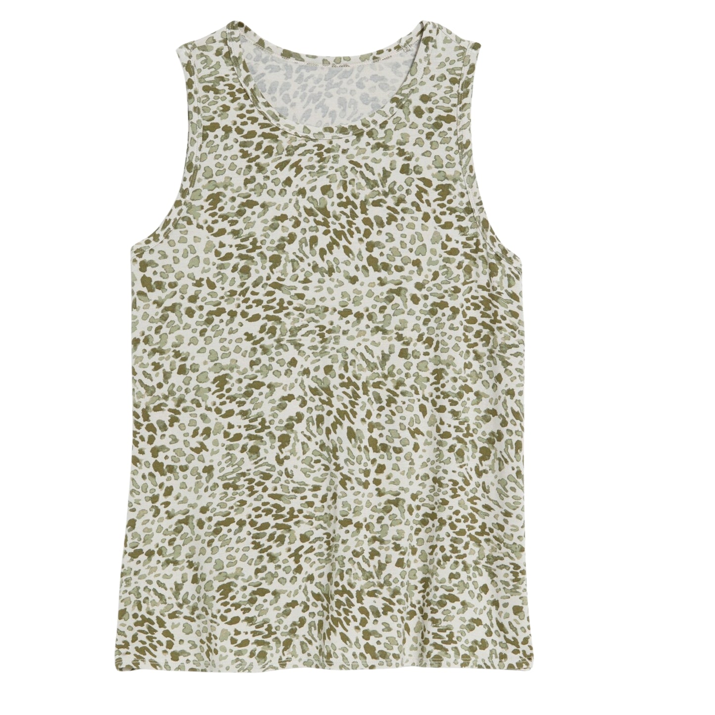 OLD NAVY - Luxe Leopard-Print Sleeveless T-Shirt