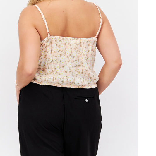 PLANET GOLD - Crochet-Trim Detail Top