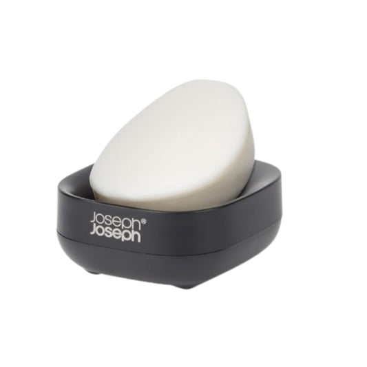 JOSEPH JOSEPH - Compact Matt Black Soap Dish