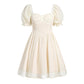 SHEIN - KIDS - Puff Sleeve Embellished Dress