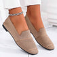 SHEIN -  Comfortable Square Toe Loafers