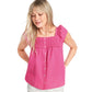 OLD NAVY - Flutter Sleeve Smocked Blouse