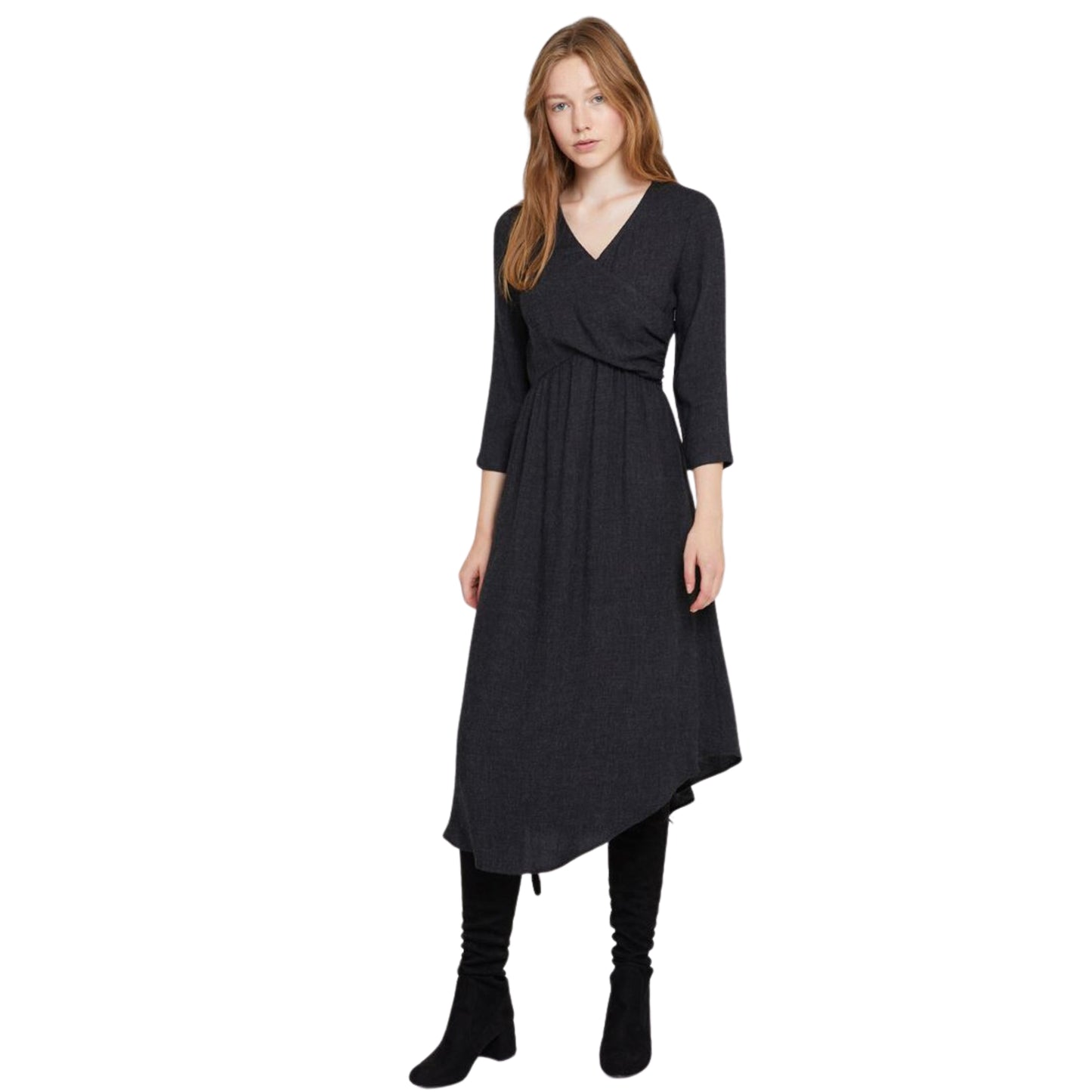 OXXO - 3/4 Sleeve Long Dress