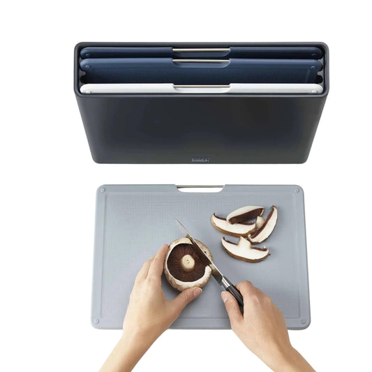 JOSEPH JOSEPH -  4-piece Grey Chopping Board Set Large