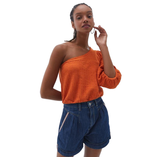 OXXO - Orange Single Shoulder Blouse