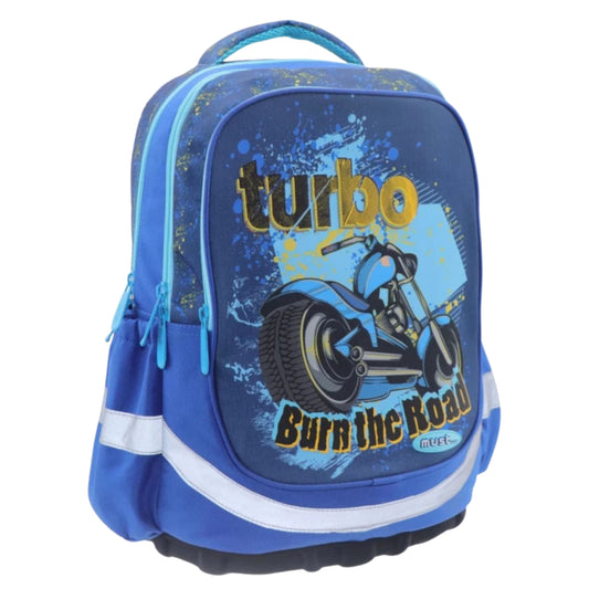 School Backpack Unique Motorcycle