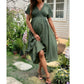 SHEIN - Maternity Short Sleeve Maxi Dress