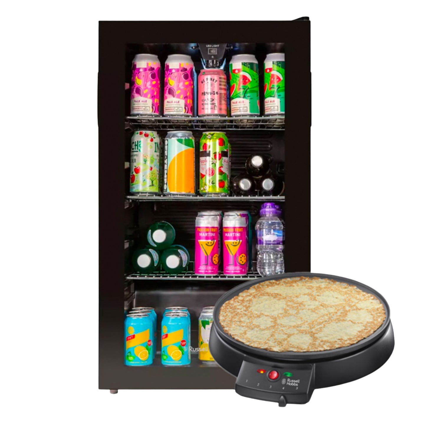 RUSSELL HOBBS -  Beverage cooler With Free Crepe Maker