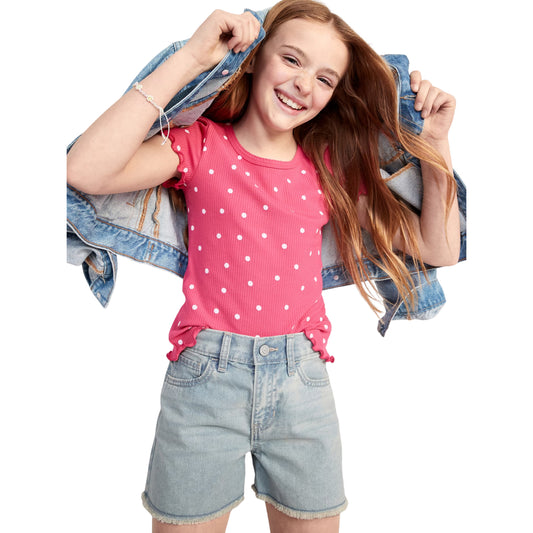 OLD NAVY - High-Waisted Frayed-Hem Jeans Shorts