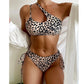 SHEIN - Swim 2pcs/Set  Leopard Print Cutout