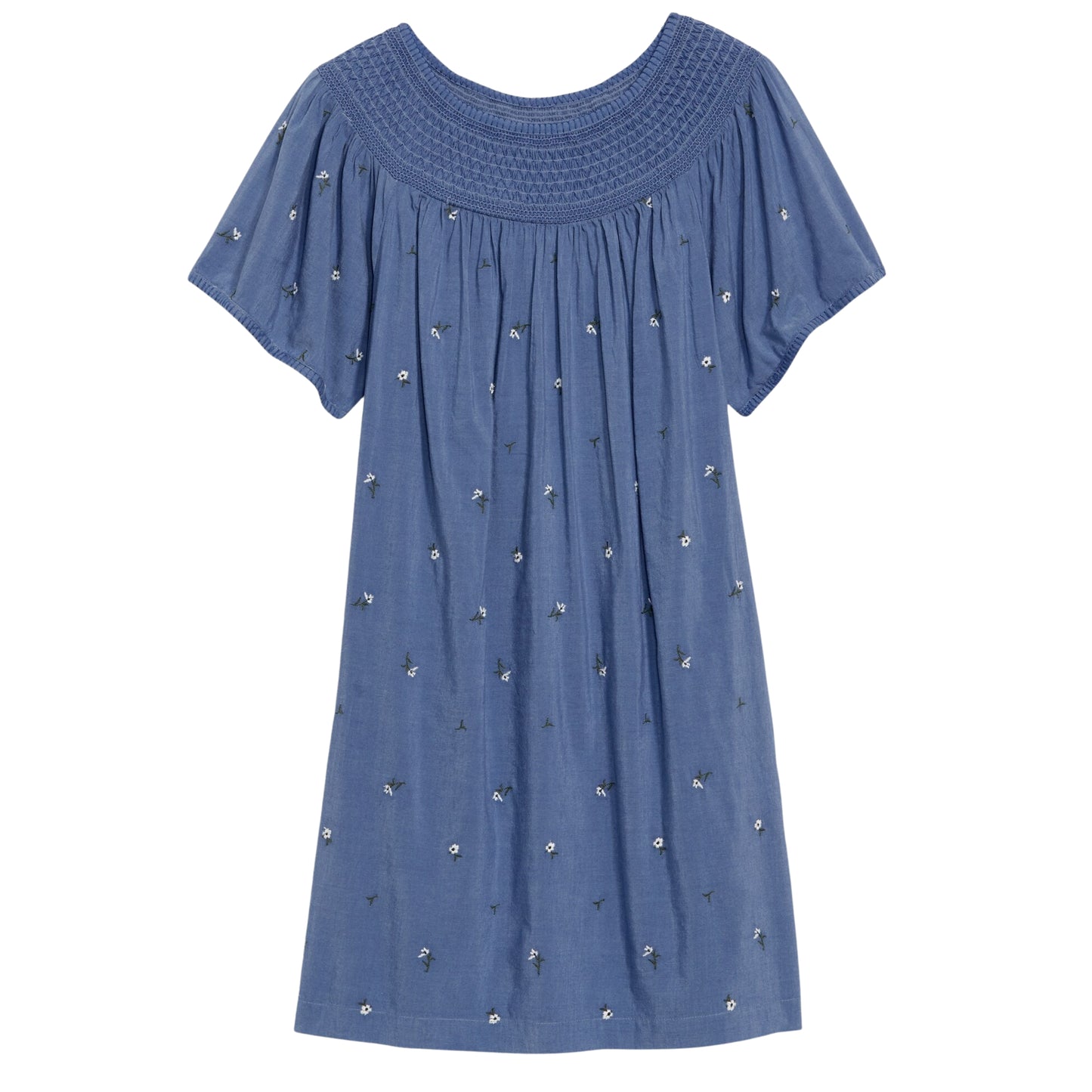 OLD NAVY - Flutter-Sleeve Smocked Mini Dress