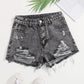 SHEIN - Ripped Detail Denim Shorts