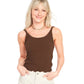 OLD NAVY - Cropped Lettuce-Edge Rib-Knit Tank Top
