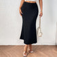SHEIN - Solid Mermaid Hem  Skirt
