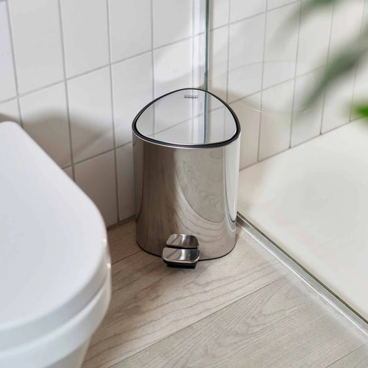 JOSEPH JOSEPH -  Luxe 5L Stainless-steel Pedal Bin