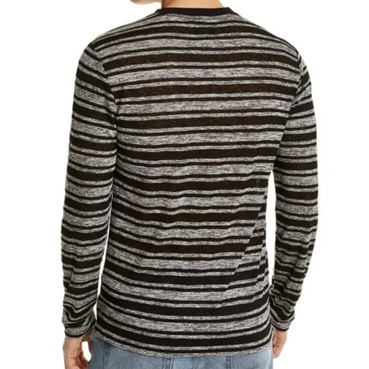 GUESS - Striped Long Sleeve Classic Sweatshirt
