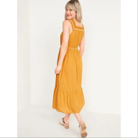 OLD NAVY - Clip-Dot Maxi Dress
