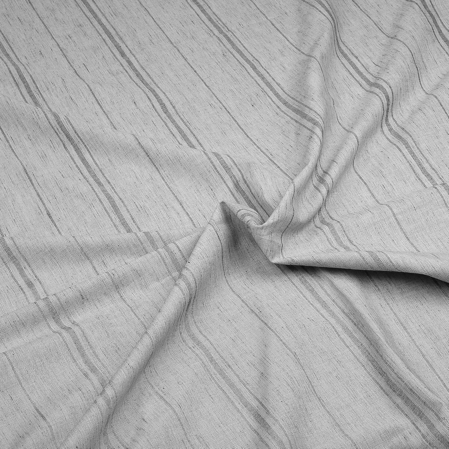 MACARON Sheet Sets Full / Grey MACARON - Printed Pattern Peached Cotton Percale Melange Sheet Set Minimal
