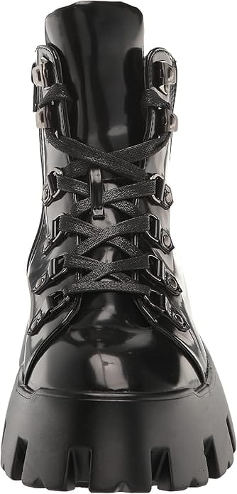 MADDEN GIRL Womens Shoes 36 / Black MADDEN GIRL - Lace-up Lug Sole Ankle Boots