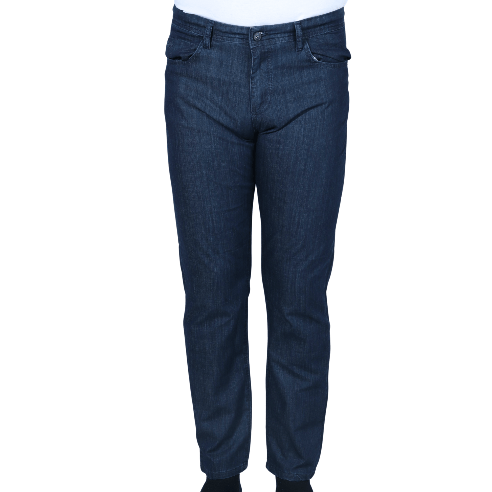 MARCAO Mens Bottoms 34W x 33L / Navy MARCAO - Cotton straight leg solid denim