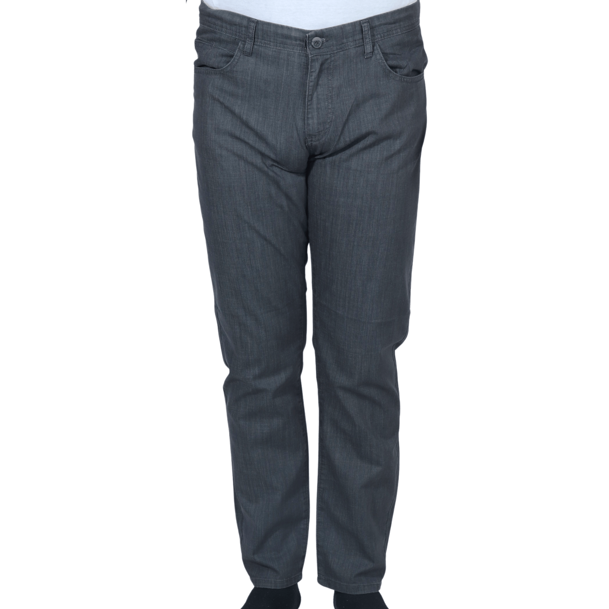 MARCAO Mens Bottoms 32W x 33L / Grey MARCAO - Cotton straight leg solid denim