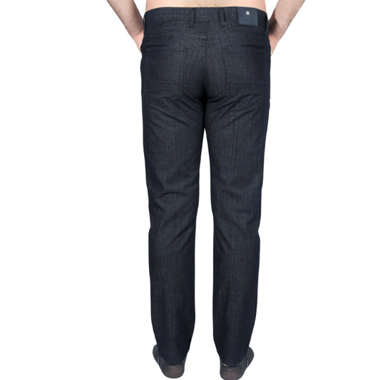MARCAO Mens Bottoms MARCAO - Cotton straight leg solid denim