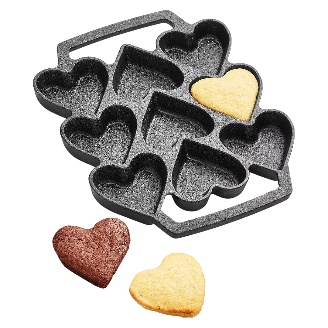 MARTHA STEWART Kitchenware Grey MARTHA STEWART - Cast Iron Heart Pan