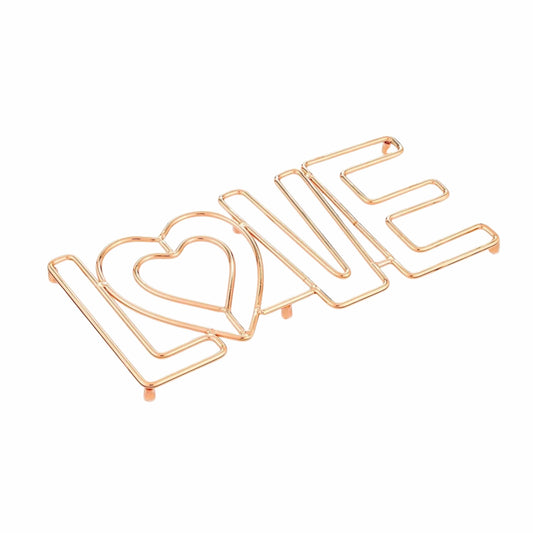 MARTHA STEWART Kitchenware Pink MARTHA STEWART -   Copper Plated Love Trivet