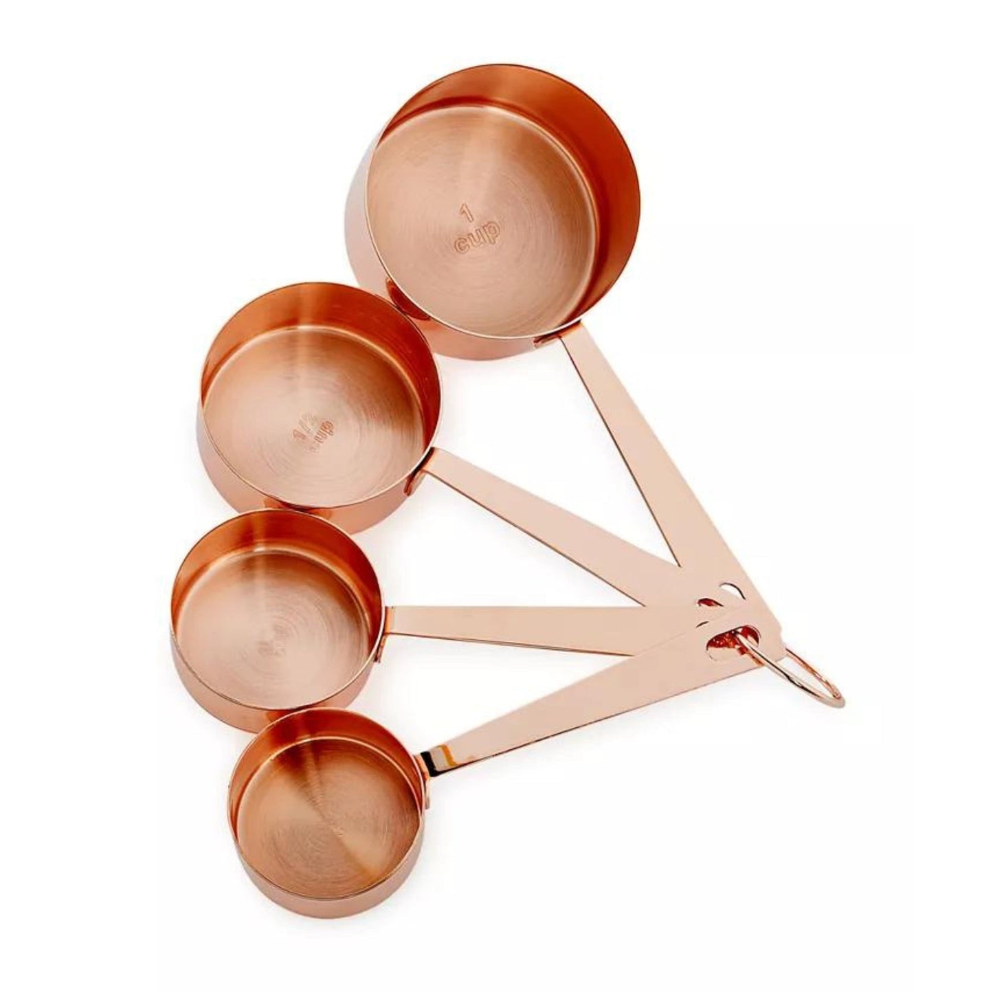 MARTHA STEWART Kitchenware Pink MARTHA STEWART - Copper-Plated Measuring Cups