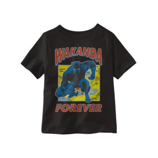 MARVEL Boys Tops 5 Years / Black MARVEL - Batman Graphic Printed Short Sleeves T-shirt