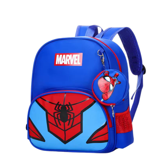 MARVEL School Bags Blue MARVEL - Spider man logo backpack