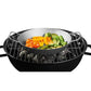 MEISTER GRILL Barbecue & Accessories Silver MEISTER GRILL - Iron Frying Pan, with 2 Handles On The Sides
