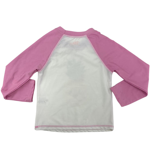 MIKEN MERMAIDS Girls Swimwear 4 Years / Multi-Color MIKEN MERMAIDS - Kids - Pineapple-Print Long-Sleeve Rash Guard