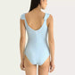 SHEIN - Blue Skies Pin Stripe One-Piece