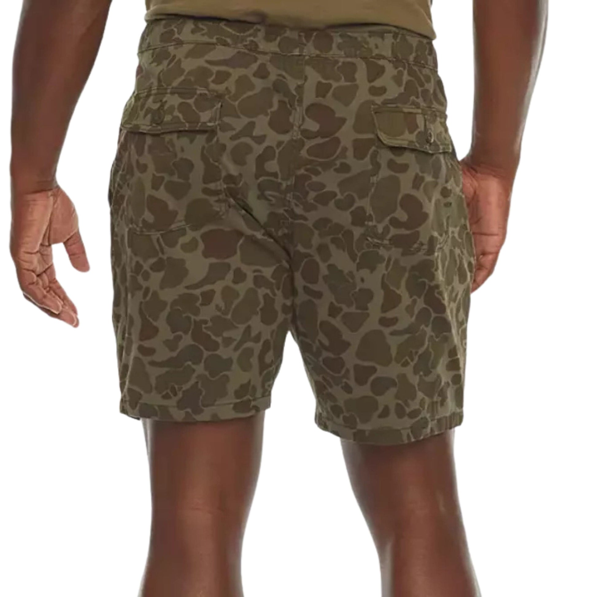 MUTUAL WEAVE Mens Bottoms L / Multi-Color / 36 MUTUAL WEAVE - Camo Chino Board Shorts