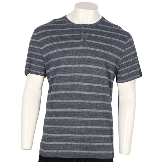 MUTUAL WEAVE Mens Tops XL / Multi-Color MUTUAL WEAVE - Crew Neck Stripe T-Shirt