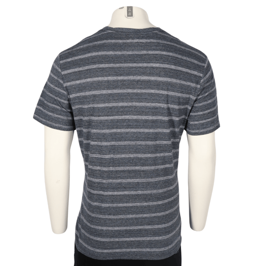 MUTUAL WEAVE Mens Tops XL / Multi-Color MUTUAL WEAVE - Crew Neck Stripe T-Shirt