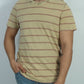 MUTUAL WEAVE Mens Tops S / Beige MUTUAL WEAVE - Crew Neck T-Shirt