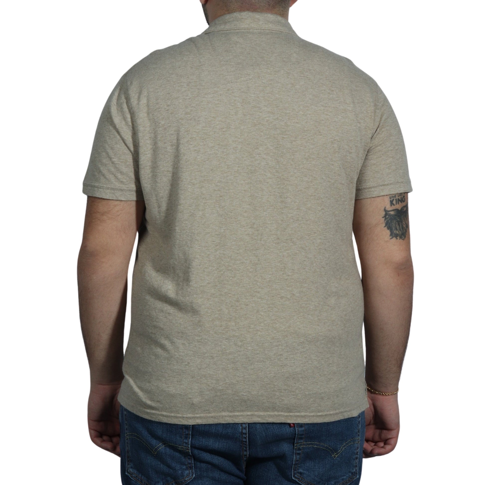 MUTUAL WEAVE Mens Tops L / Grey MUTUAL WEAVE - One Side Pocket T-shirt