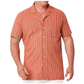 MUTUAL WEAVE Mens Tops S / Multi-Color MUTUAL WEAVE - Regular Fit Short Sleeve Striped Button-Down Shirt