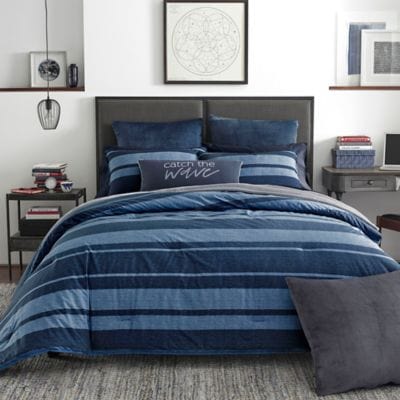 NAUTICA Comforter/Quilt/Duvet Twin / Blue NAUTICA - Reversible Comforter and Sham Set